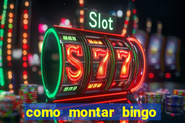 como montar bingo brinquedos toia